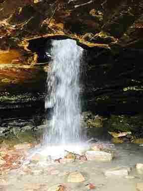 Glory Hole Falls Near Jasper Arkansas